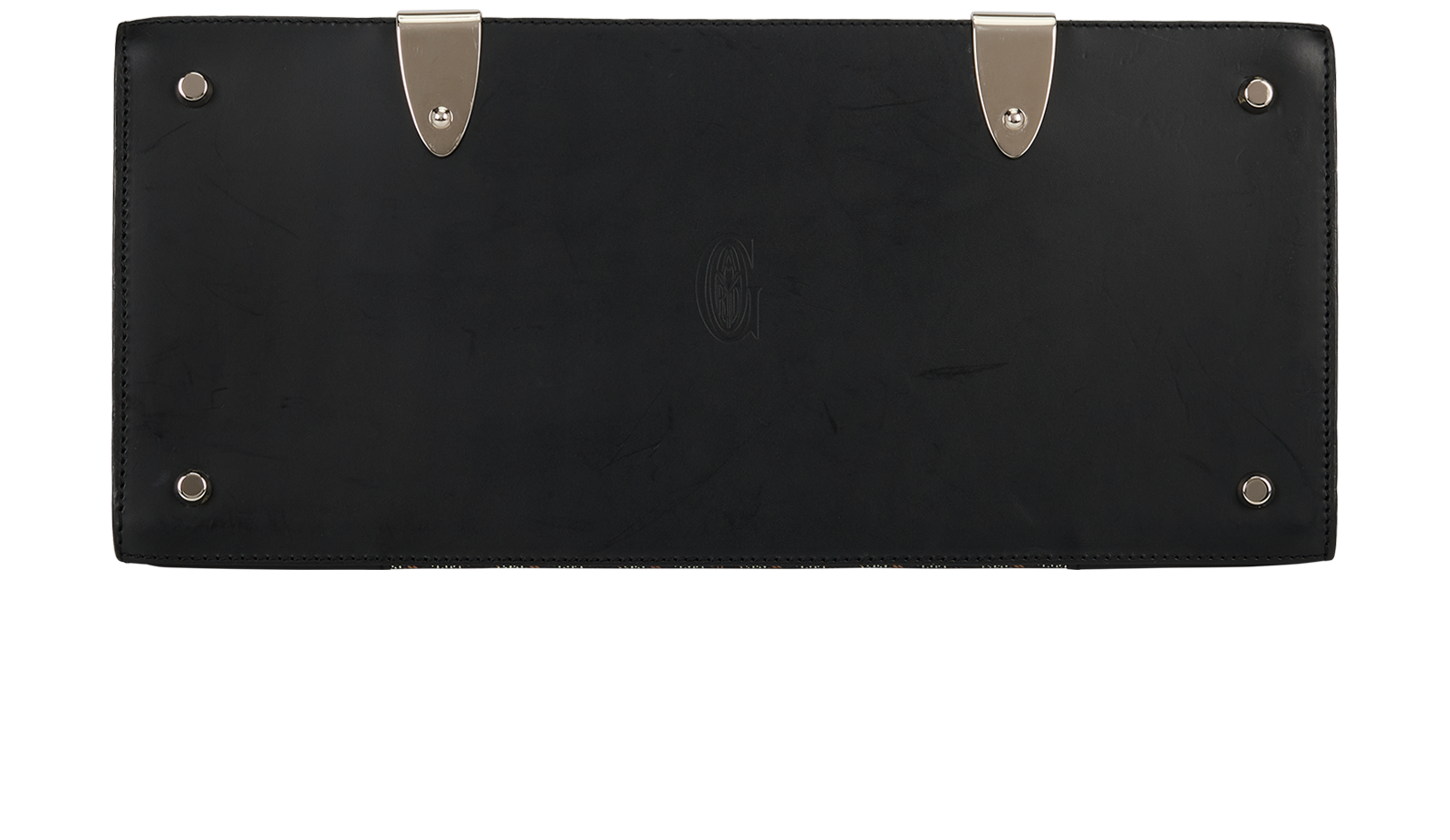 Saigon MM, &pound;2,100, Handbags, Beige/Black, Canvas/Leather, Top view